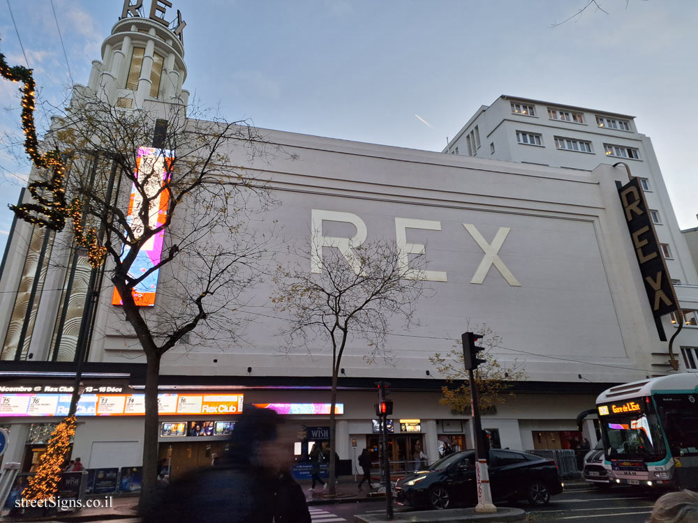 Paris - History of Paris - Rex Cinema - 35 Rue Poissonnière, 75002 Paris, France