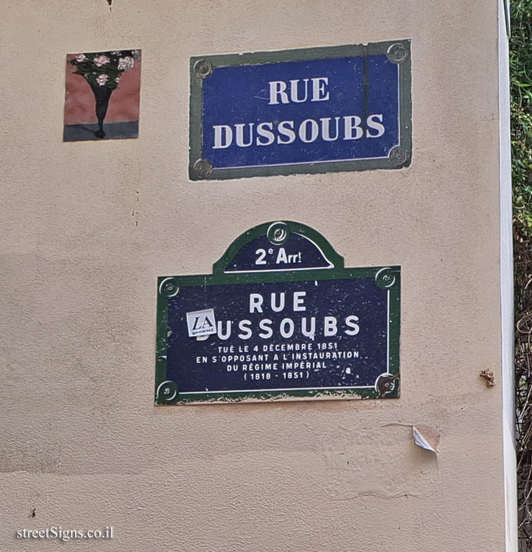 Paris - History of Paris - Dussoubs Street - 23 Rue Dussoubs, 75002 Paris, France