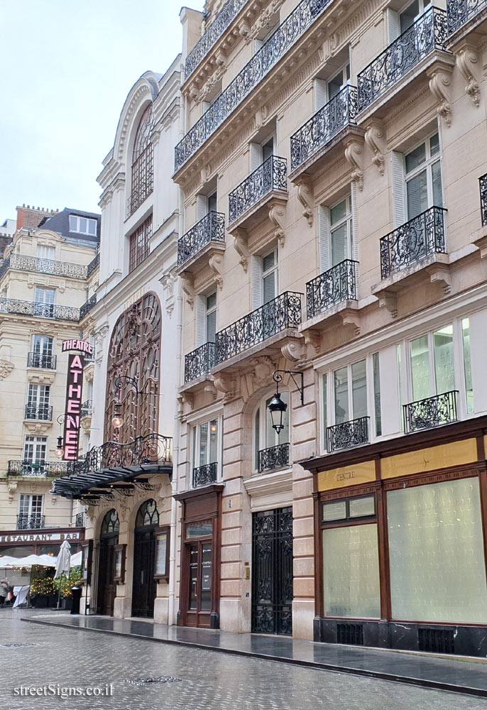 Paris - History of Paris - Théâtre de l’Athénée - 1 Sq. de l’Opéra-Louis Jouvet, 75009 Paris, France