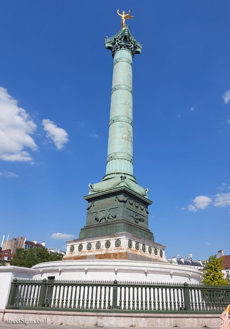 Paris - Bastille Square - July Column - 28 Pl. de la Bastille, 75011 Paris, France