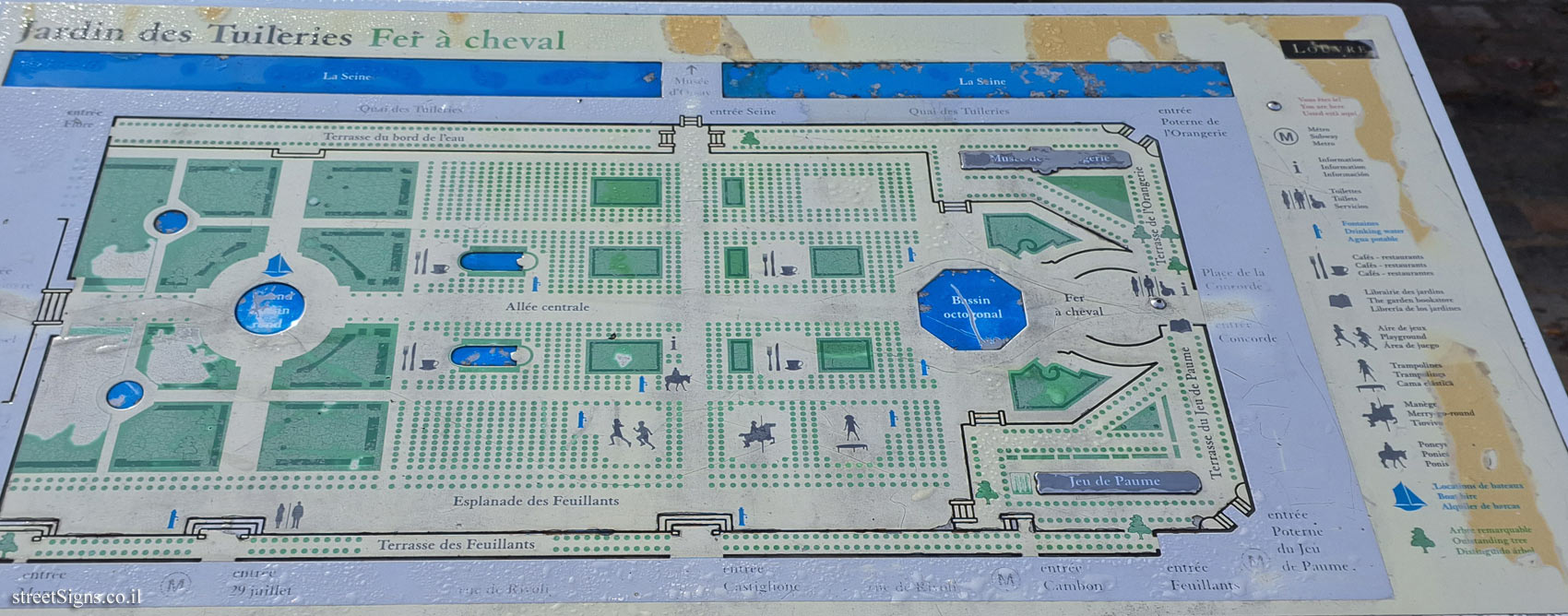 Tuileries Gardens - Map - Fer à Cheval, 75001 Paris, France