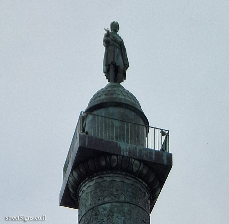 Paris - The Vendôme Column - Napoleon statue - 2013 Pl. Vendôme, 75001 Paris, France