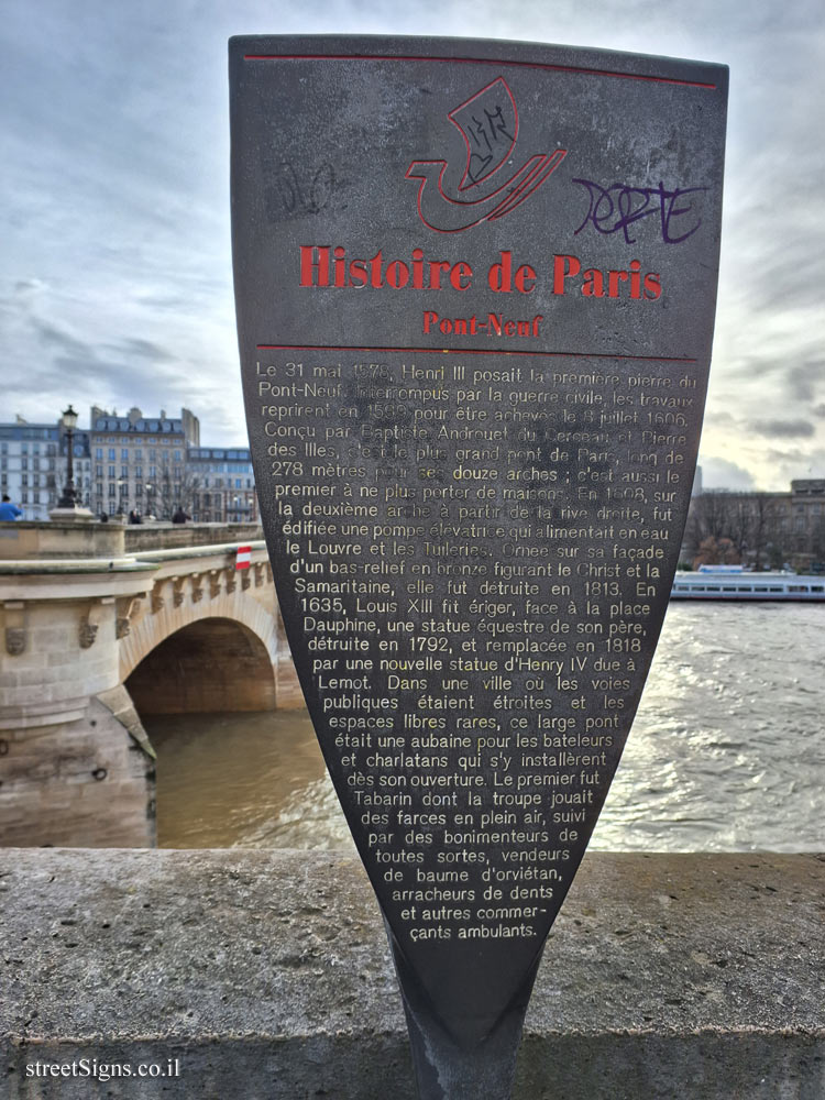 Paris - History of Paris - Pont Neuf - Pont Neuf, 75001 Paris, France