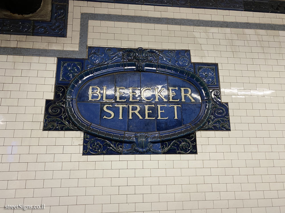New York - Subway - Bleecker Street Station - 51 Bleecker St, New York, NY 10012, USA