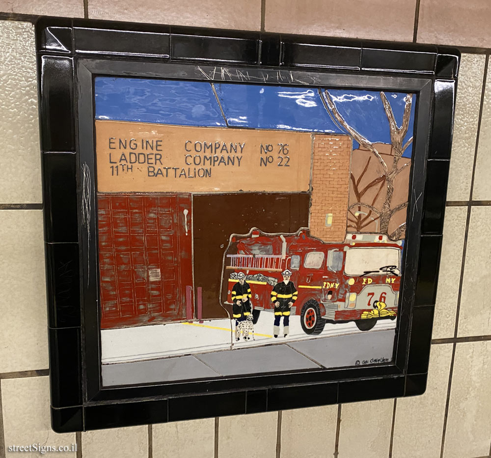New York - Subway - 86th Street Station - Murals - Westside Views - 86 St, New York, NY 10024, USA