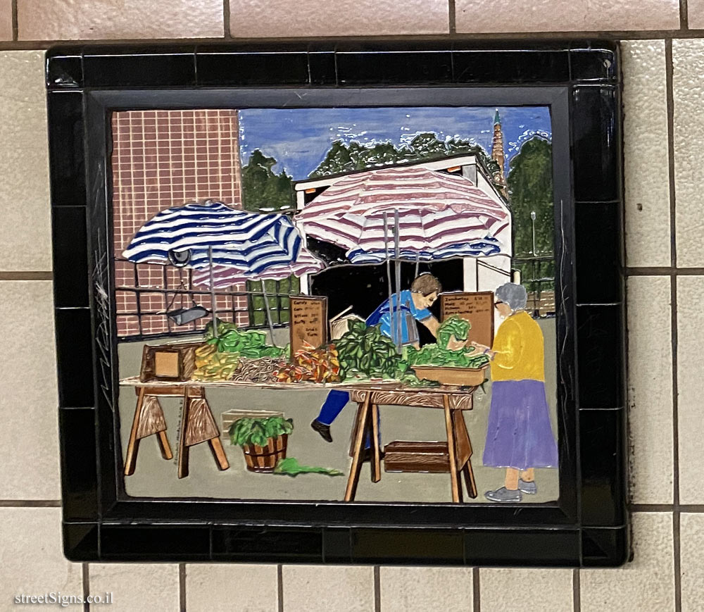 New York - Subway - 86th Street Station - Murals - Westside Views - 86 St, New York, NY 10024, USA