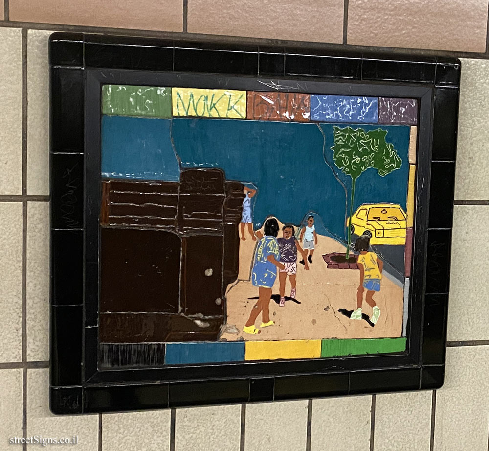 New York - Subway - 86th Street Station - Murals - Westside Views - 86 St, New York, NY 10024, USA