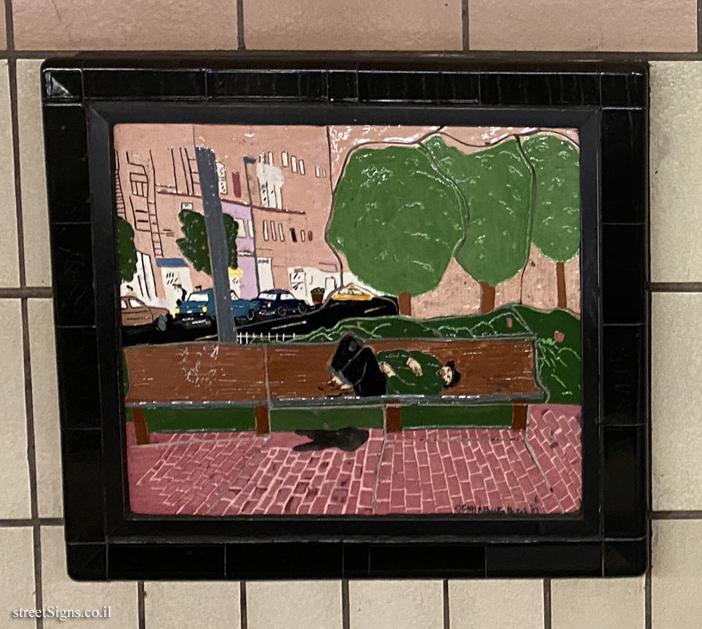 New York - Subway - 86th Street Station - Murals - Westside Views - 86 St, New York, NY 10024, USA