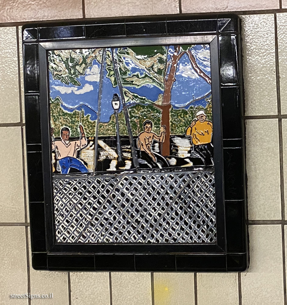 New York - Subway - 86th Street Station - Murals - Westside Views - 86 St, New York, NY 10024, USA