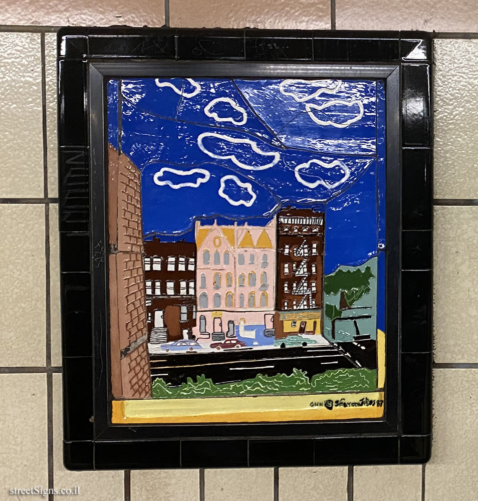 New York - Subway - 86th Street Station - Murals - Westside Views - 86 St, New York, NY 10024, USA