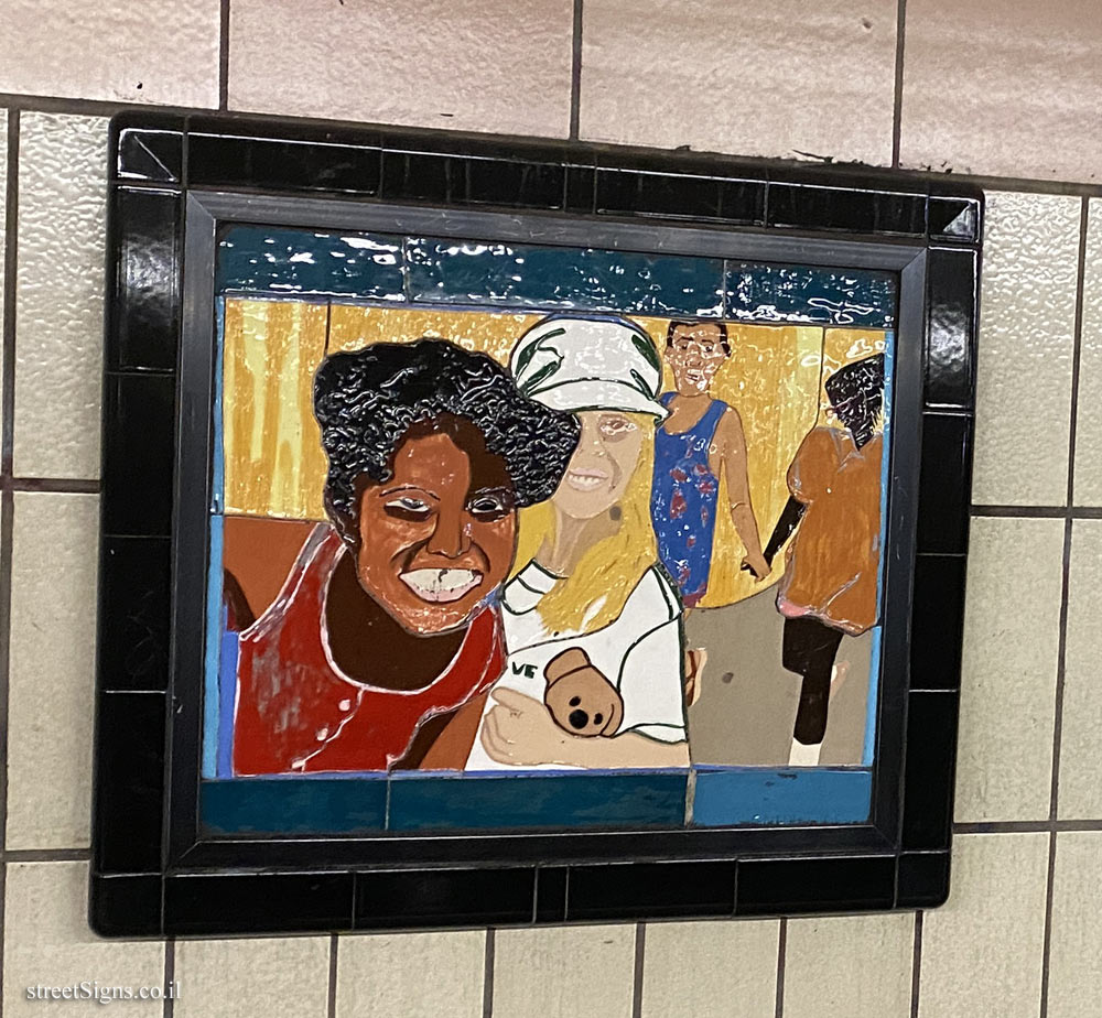 New York - Subway - 86th Street Station - Murals - Westside Views - 86 St, New York, NY 10024, USA