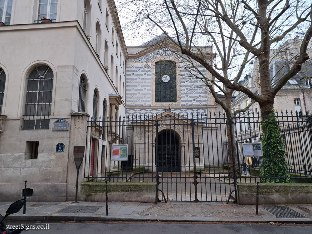 Paris - History of Paris - Church of Saint-Jean-Saint-François - 13 Rue du Perche, 75003 Paris, France