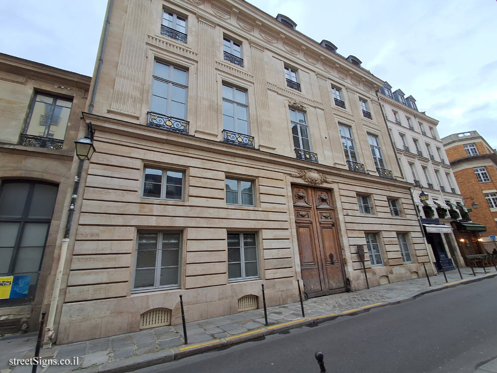 Paris - History of Paris - Sandreville House - 26 Rue des Francs Bourgeois, 75003 Paris, France
