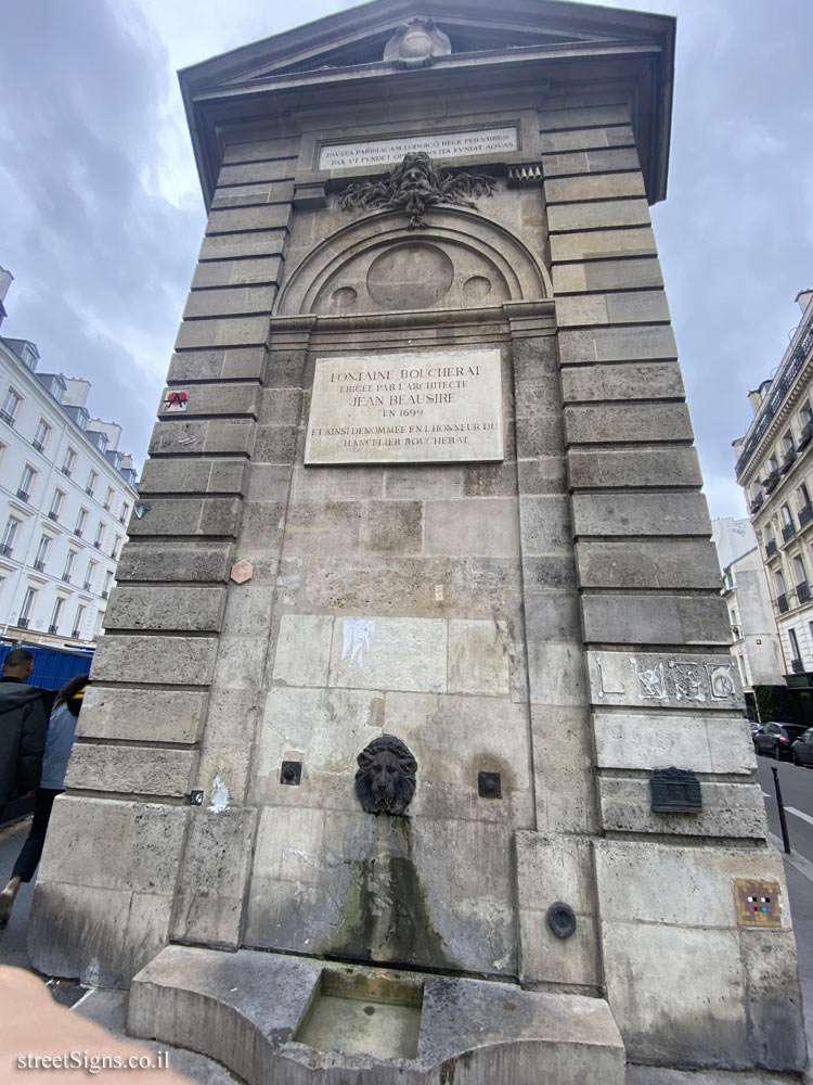 Paris - Boucherat Fountain - 122 Rue Charlot, 75003 Paris, France