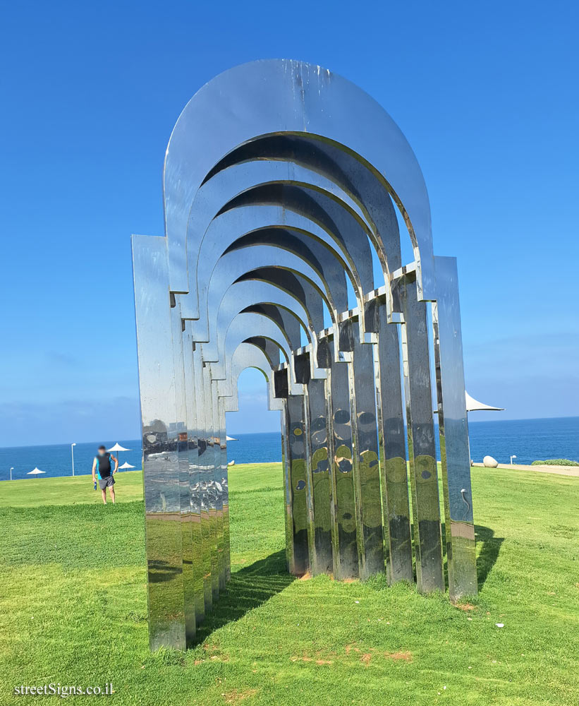 Tel Aviv - "Star Portals" - Outdoor sculpture by Noa Yafe, - Midron Yaffo Park, Nemal Yafo St 48, Tel Aviv-Yafo, Israel