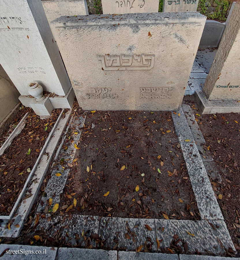 Tel Aviv - Trumpeldor Cemetery - the grave of Jacob Fichman