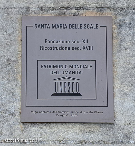 Ragusa - World Heritage Site - Santa Maria della Scala - Corso Mazzini, 21, 97100 Ragusa RG, Italy