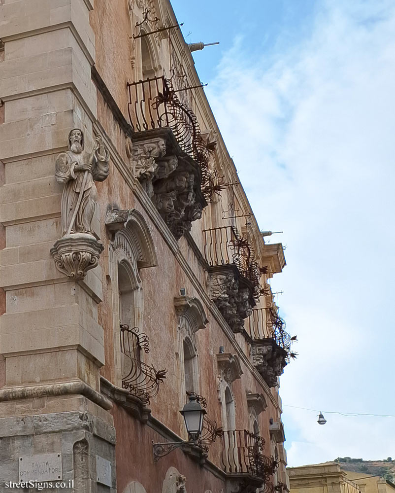 Ragusa - World Heritage Site - Cosentini Palace - Corso Mazzini, 266, 97100 Ragusa RG, Italy