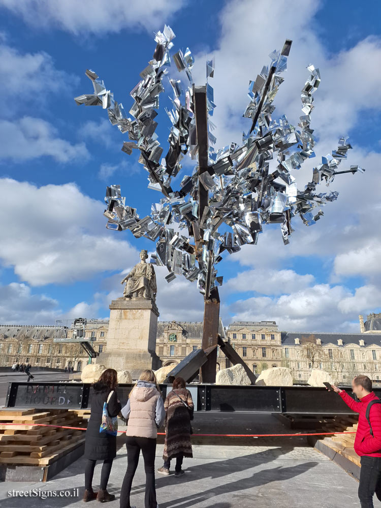 Paris - "The Tree of a Thousand Voices" outdoor sculpture by Daniel Hourdé - 2 Prom. Marceline Loridan-Ivens, 75006 Paris, France