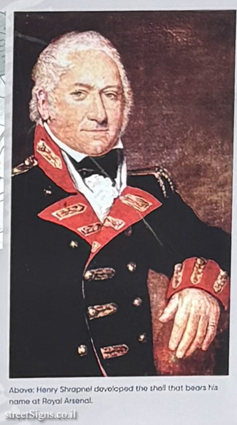 London - The making of the Royal Arsenal 1805-1900 - Henry Shrapnel - Inventor of the shrapnel shell