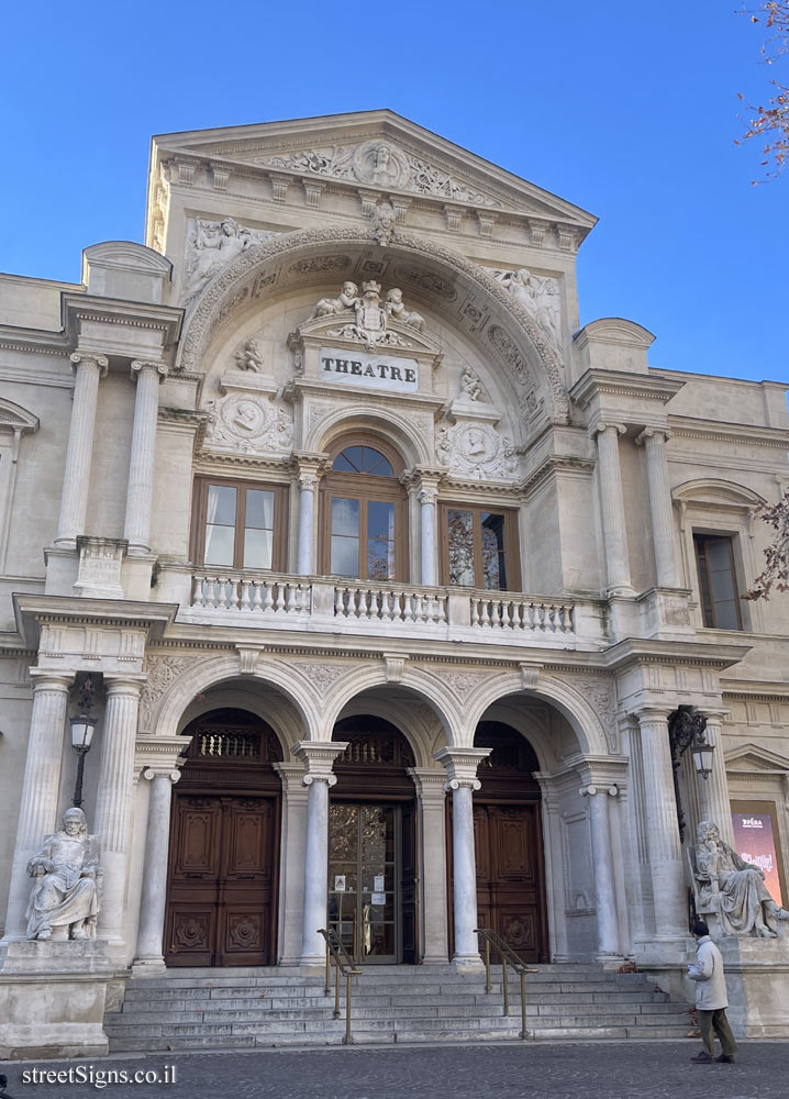 Avignon - the history of the city - the municipal theater - Pl. de l’Horloge, 84000 Avignon, France