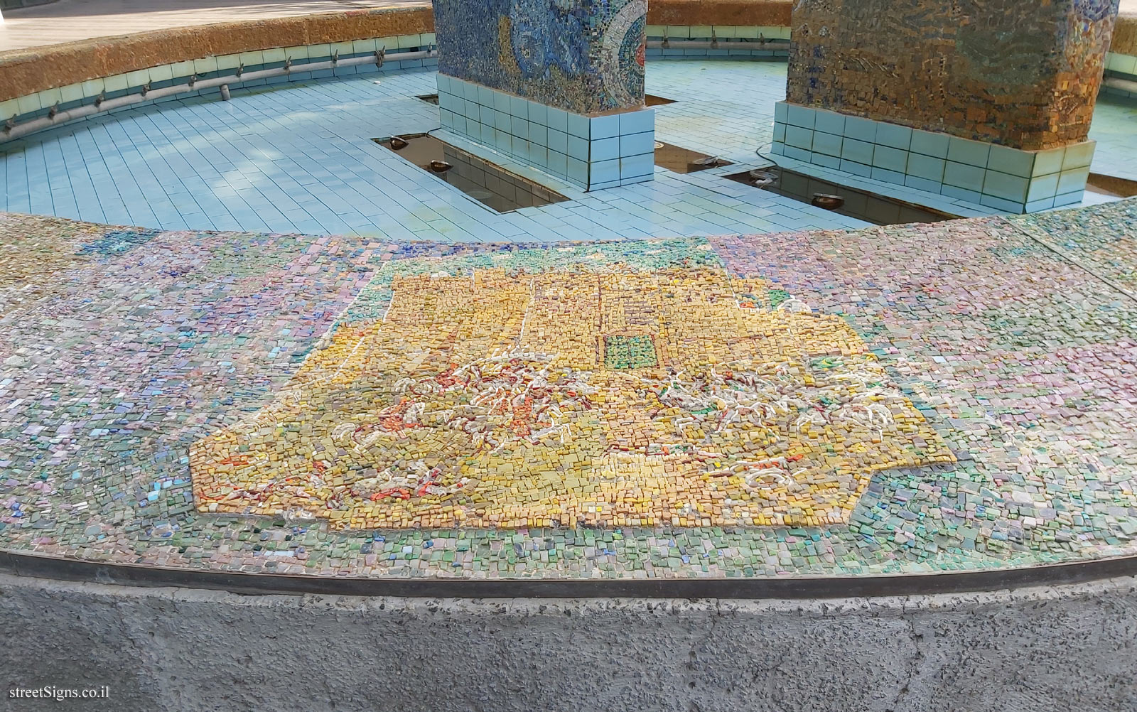 Nahum Gutman Fountain - Jaffa overtaken by the Crusaders