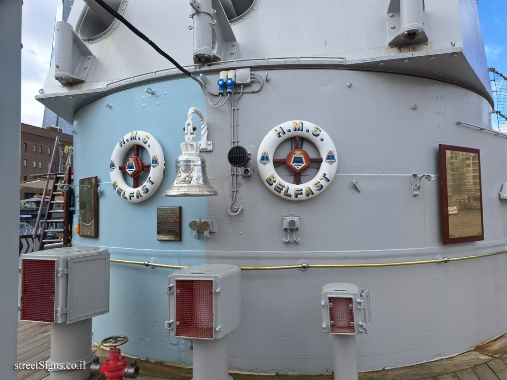 London - Her Majesty’s Ship Belfast - Engineering Heritage Award - The Queen’s Walk, London SE1 2JH, UK