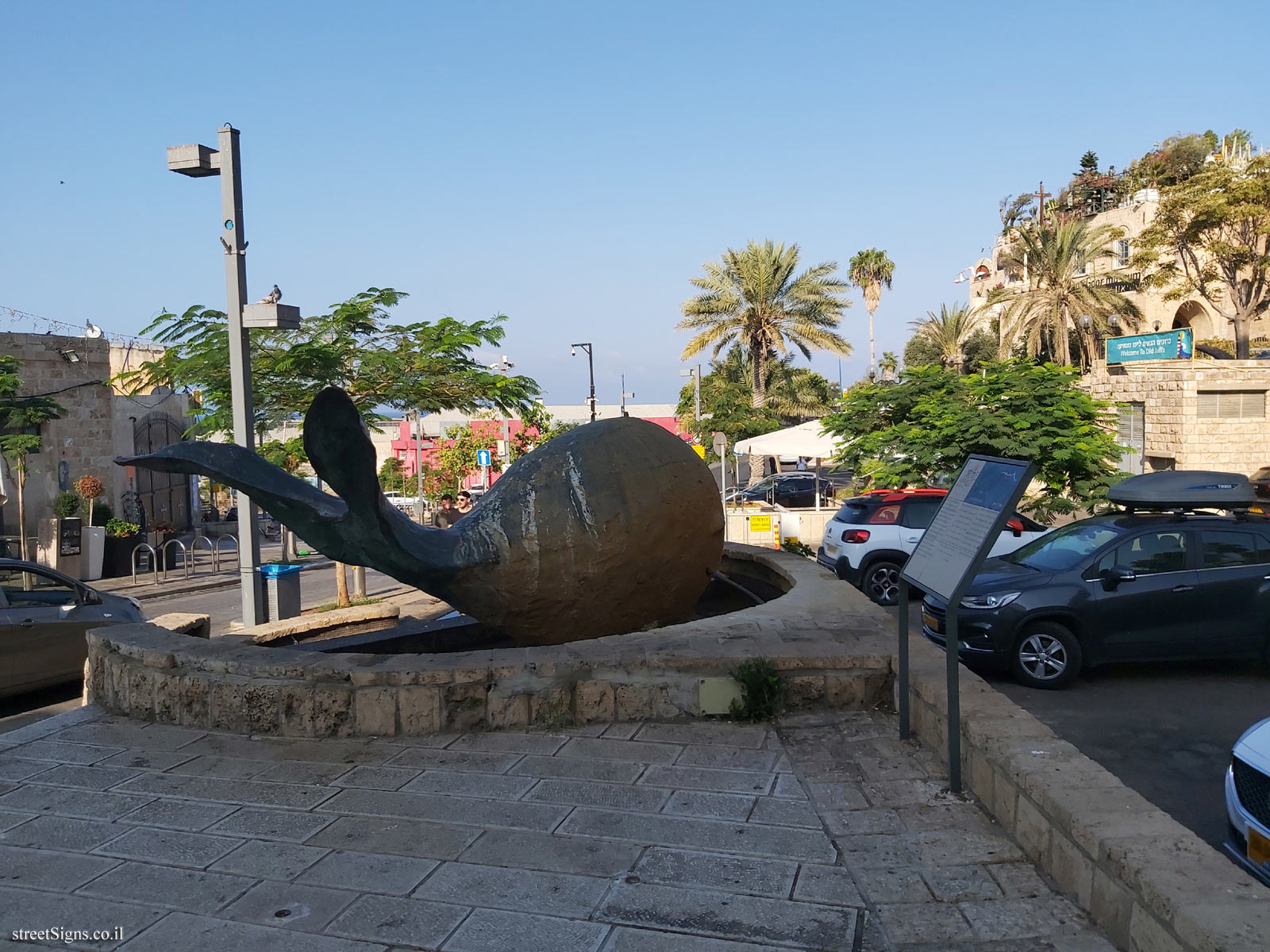 Old Jaffa - The Whale Sculpture