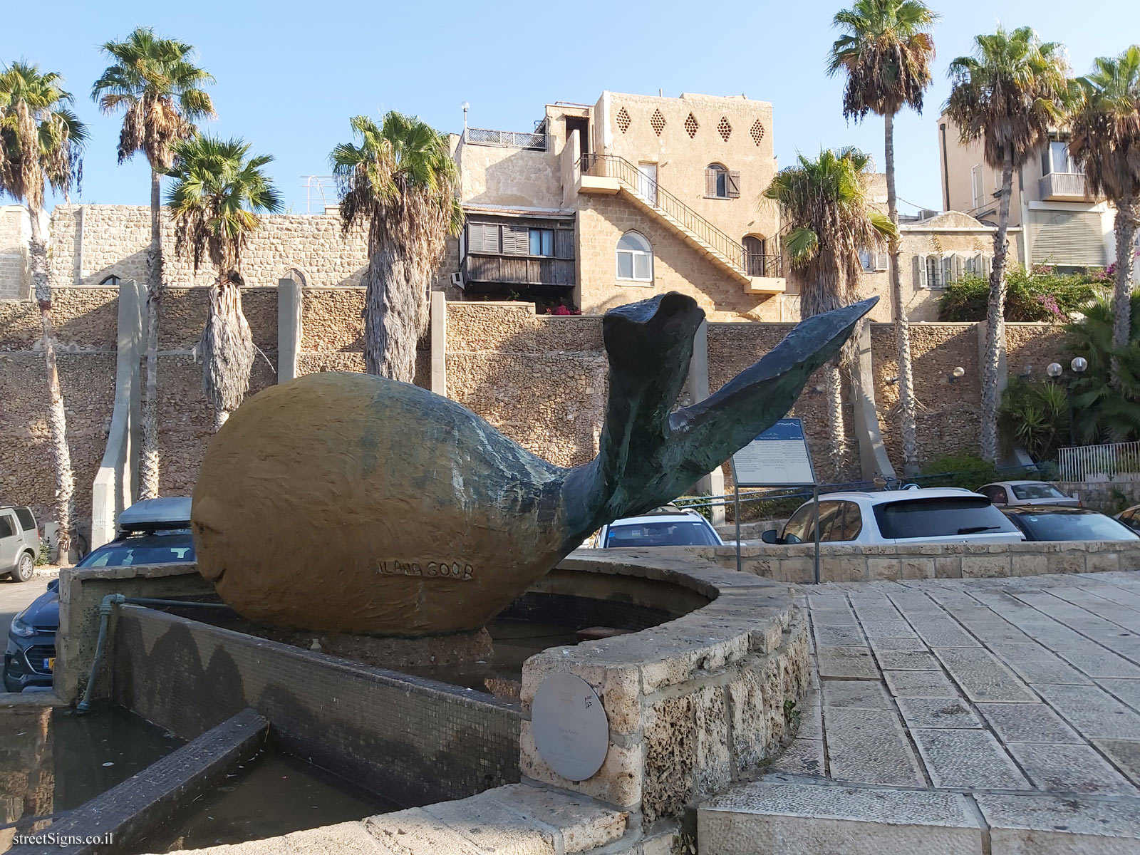 Old Jaffa - The Whale Sculpture