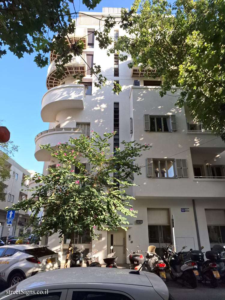 Tel Aviv - buildings for conservation - 53 Yedidya Frenkel - Israel