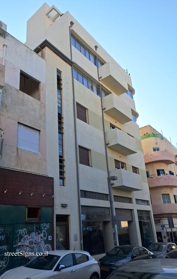 Tel Aviv - buildings for conservation - 21 Hashuk - Hashuk St 21, Tel Aviv-Yafo, Israel