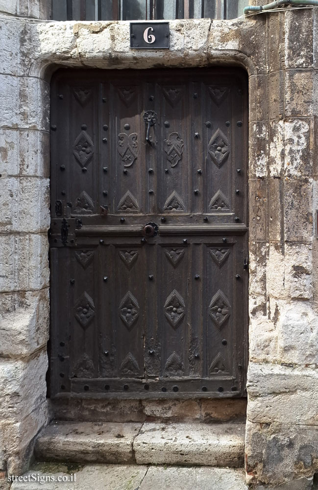 Blois - 16th century Renaissance door - 6 Pl. Saint-Louis, 41000 Blois, France