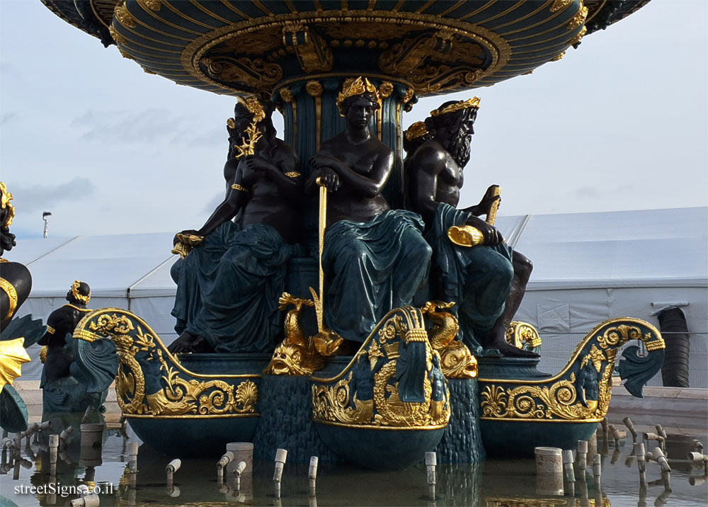 Paris - Fontaine des Mers - 73 Pl. de la Concorde, 75008 Paris, France