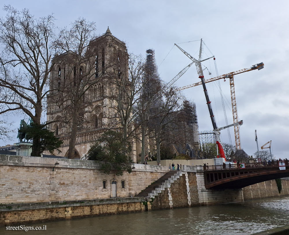 Paris - Renovation of Notre Dame Cathedral
