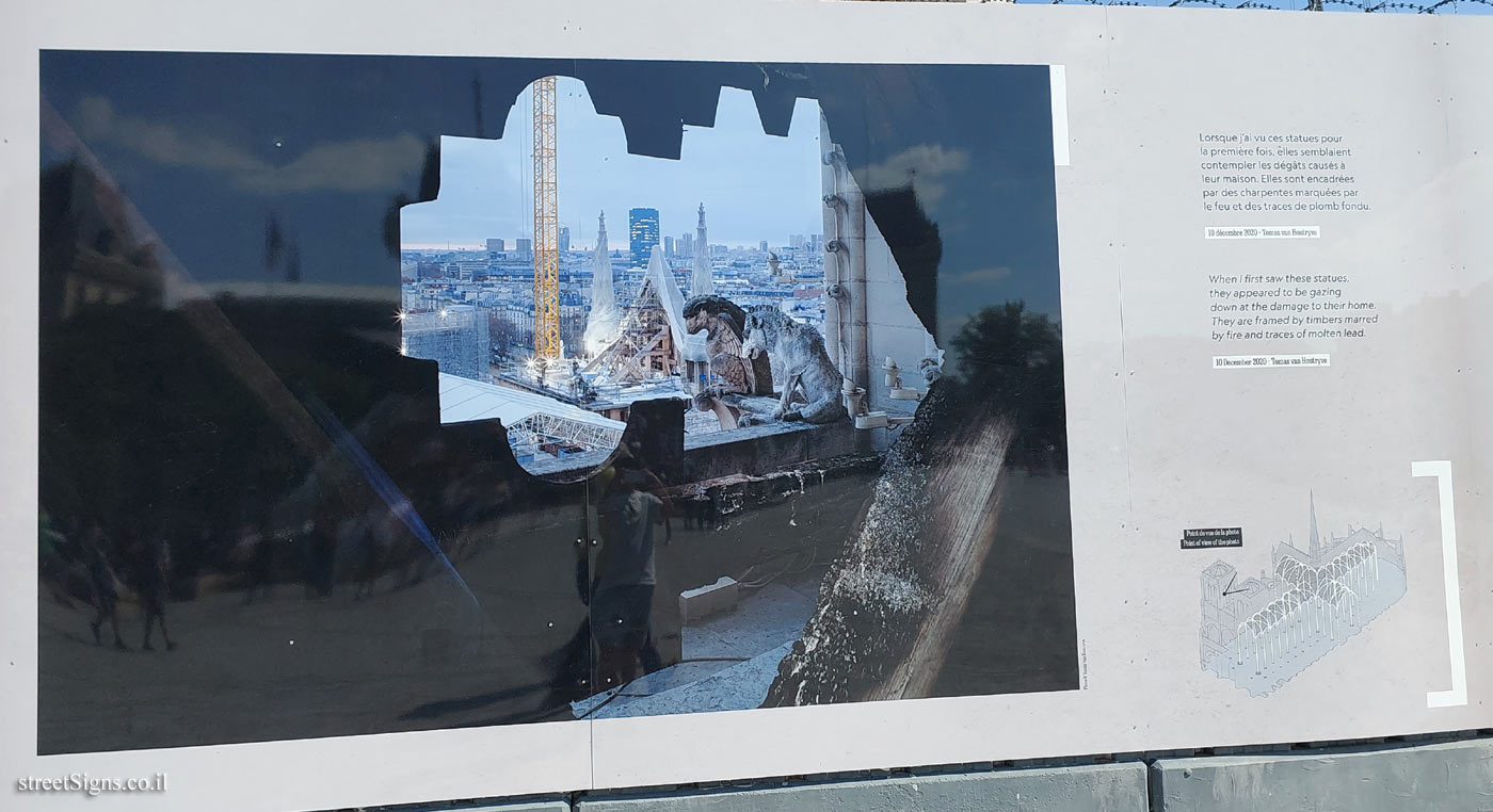 Paris - Renovation of Notre Dame Cathedral