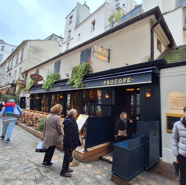 Paris - Café Procope - 13 Rue de l’Ancienne Comédie, 75006 Paris, France