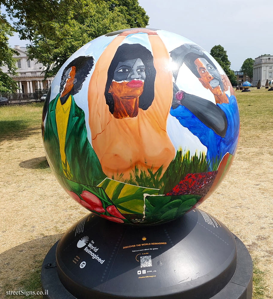 London - Greenwich - Exhibition at the Maritime Museum exploring slave trade - Larry Amponsah - The Globe