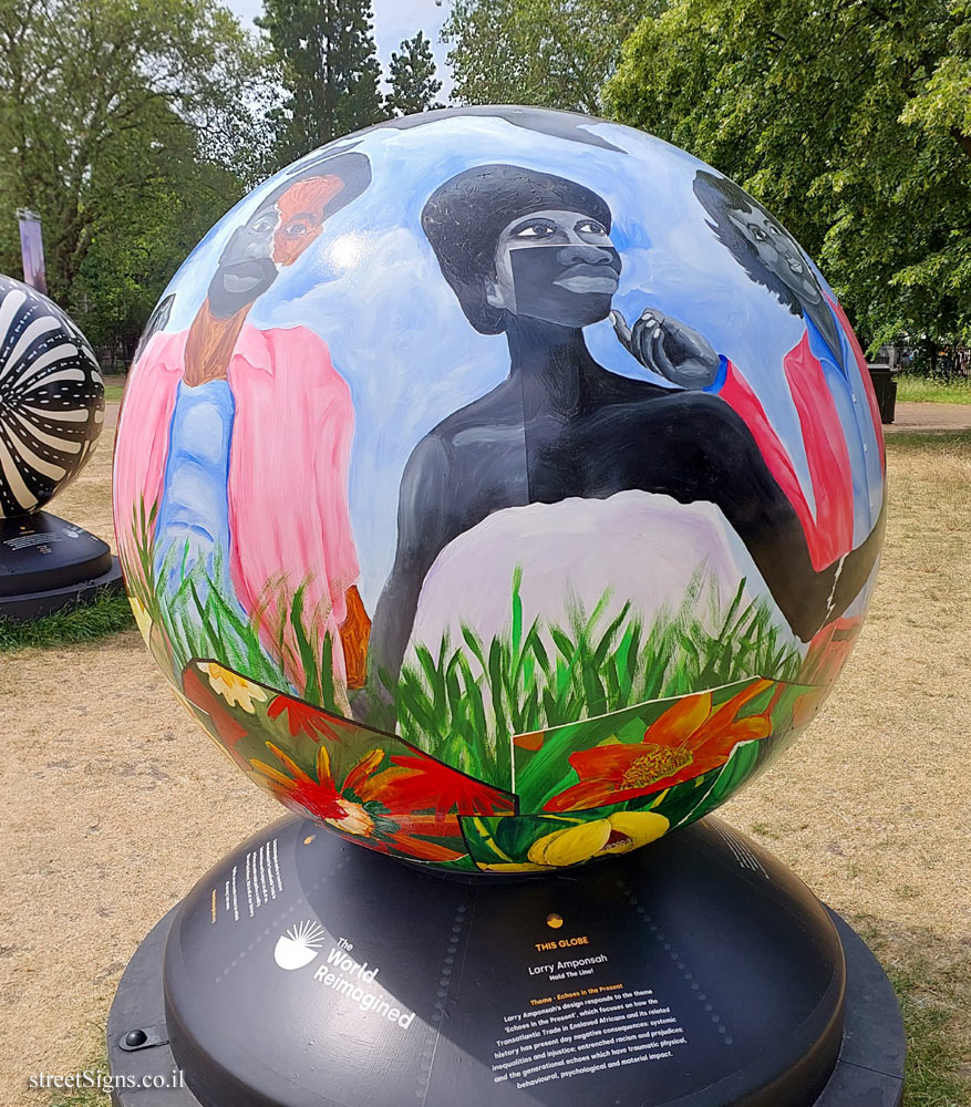 London - Greenwich - Exhibition at the Maritime Museum exploring slave trade - Larry Amponsah - The Globe