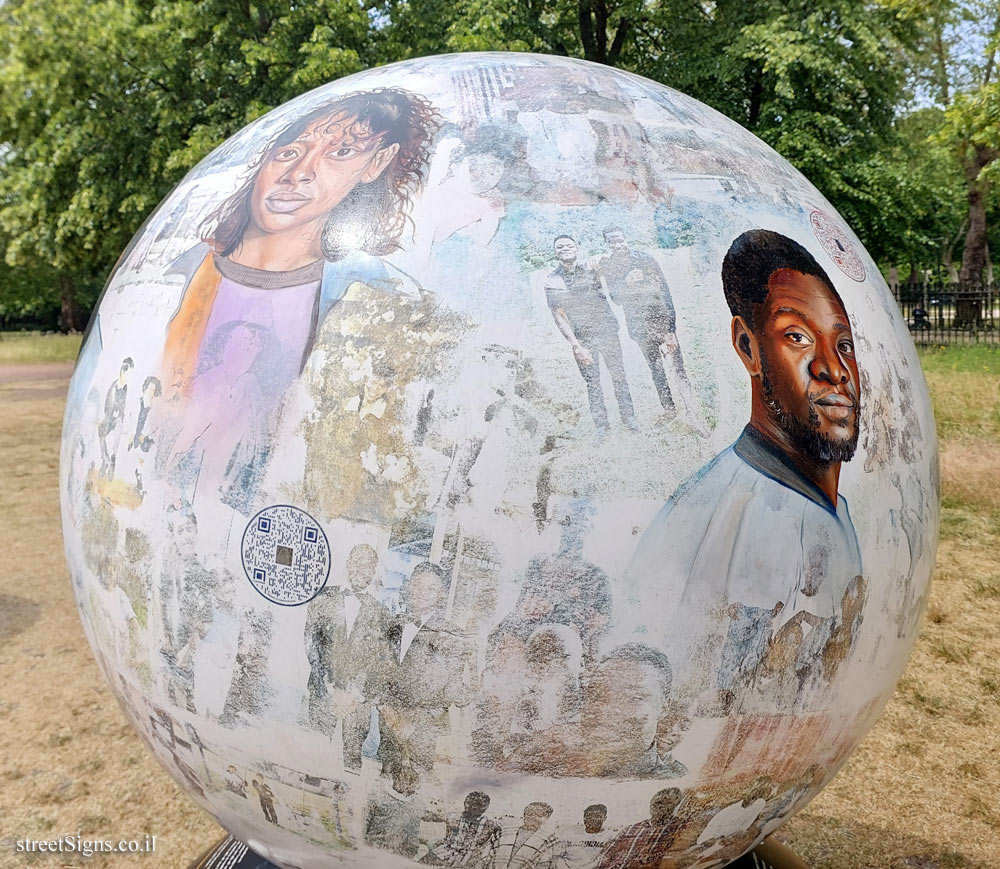 London - Greenwich - Exhibition at the Maritime Museum exploring slave trade - Joshua Donkor - The Globe
