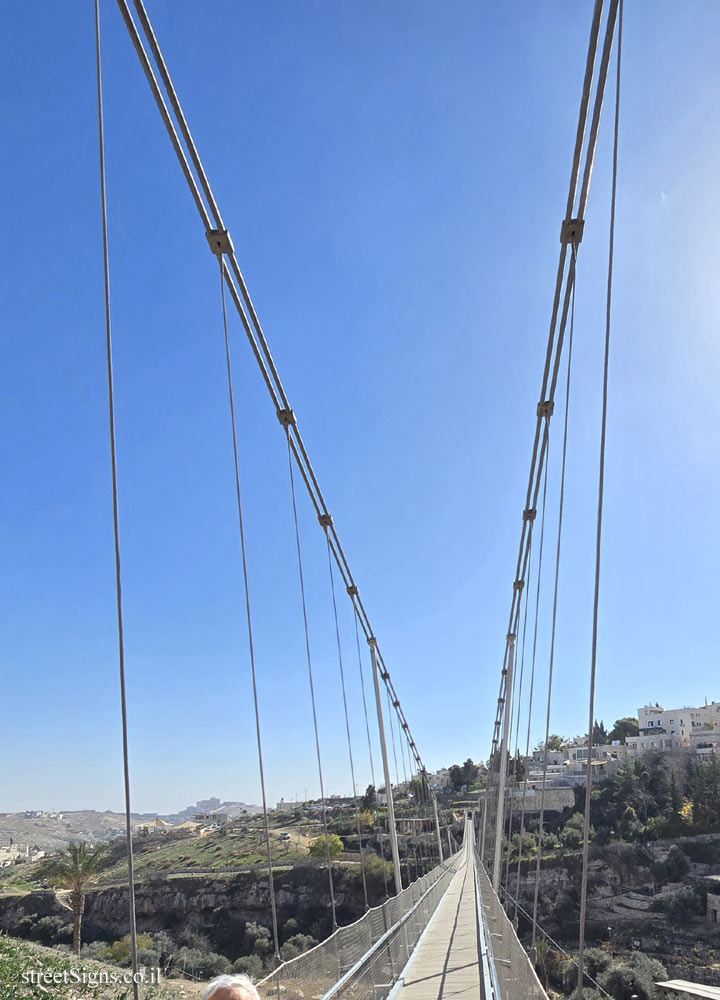 Jerusalem - Ben Hinnom Valley Bridge