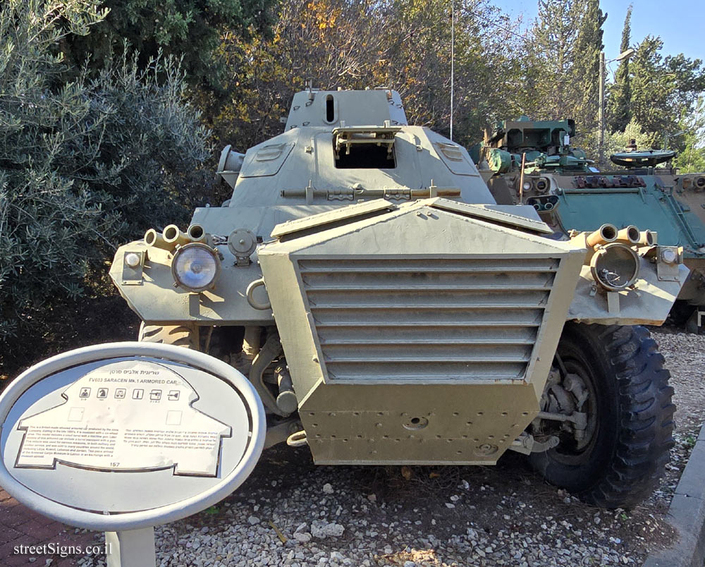 Latrun - Yad La-Shiryon - Tank Display - FV603 Saracen Mk.1 Armored Car
