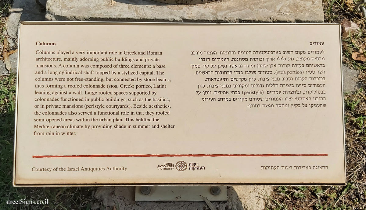 Herzliya - Reichman University - Columns