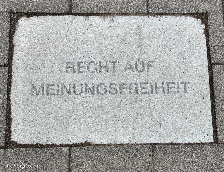 Cologne - Human Rights Path - Freedom of Opinion and Expression (Article 19)