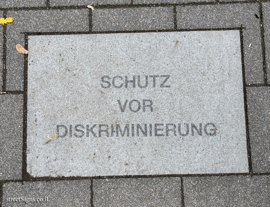 Cologne - Human Rights Path - Protection from Discrimination (Article 2)