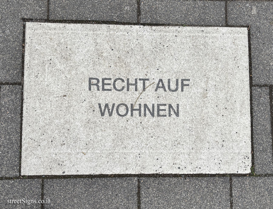Cologne - Human Rights Path - Right to Housing (Article 25)