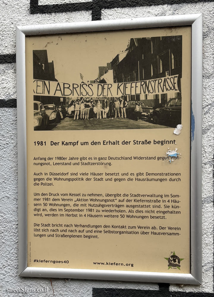 Düsseldorf - Kiefernstraße - 1981: The Struggle to Save the Street Begins