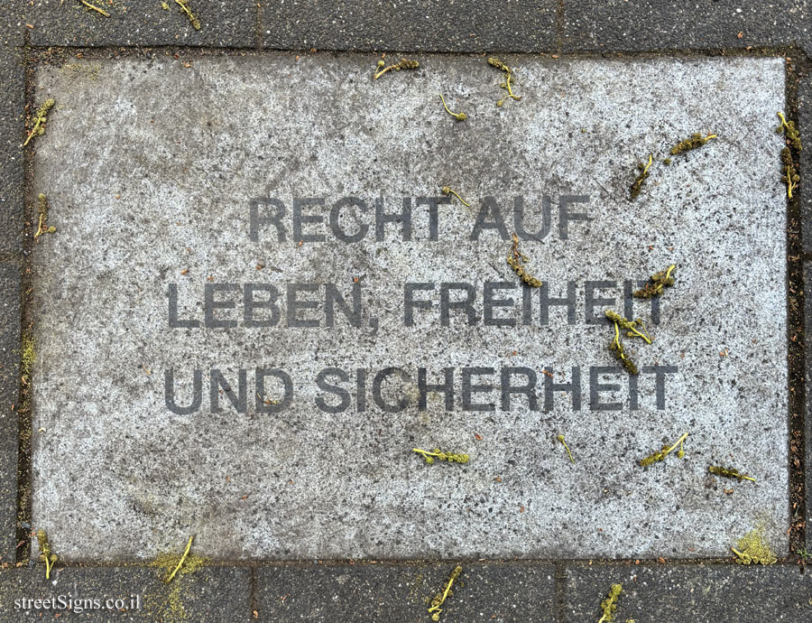 Cologne – Human Rights Path – Right to Life, Liberty, and Security (Article 3)