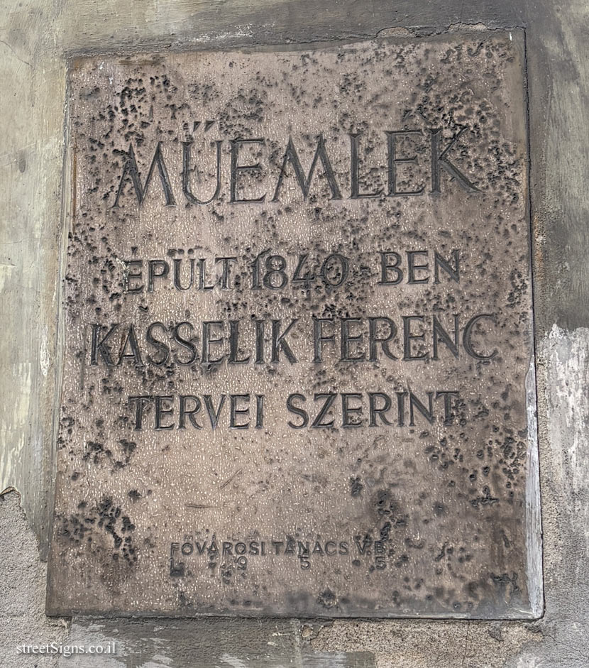 Budapest - a preservation building designed by Franz Keszlik