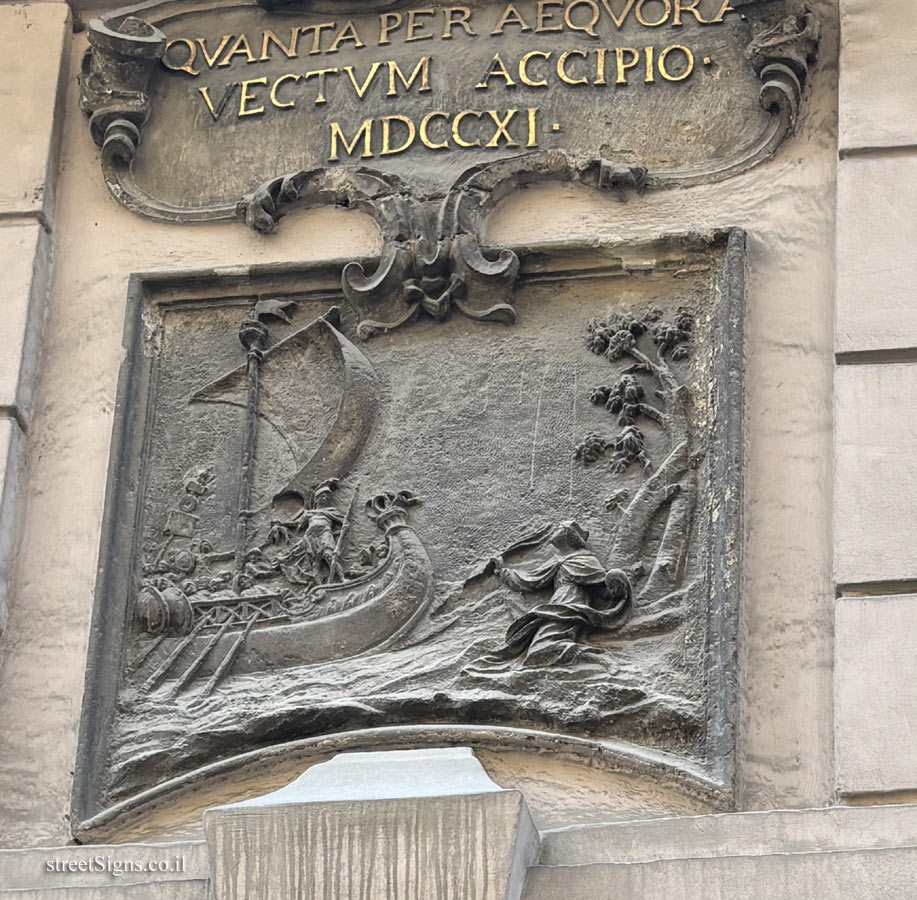 Budapest - City Hall - Relief Commemorating the Accession of King Charles III (1711)