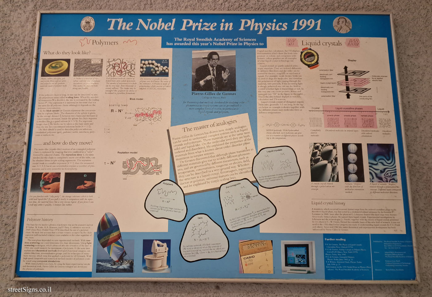 TLV Univ. - School of Physics - 1991 Physics Nobel Prize - Simple Models for Complex Systems